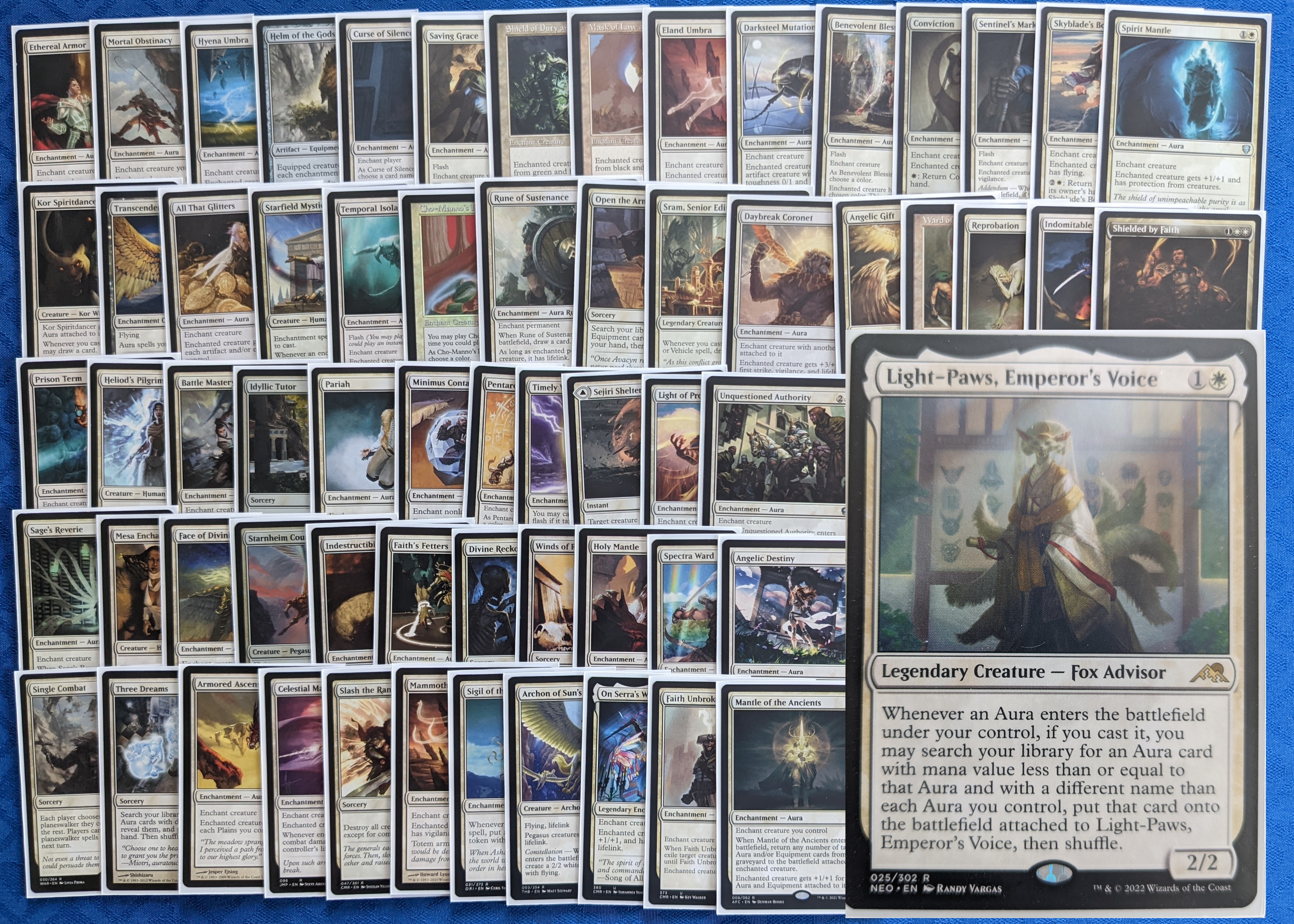 Light-Paws, Emperors Voices - Auras EDH Deck (Custom 100 Card Commander Deck)